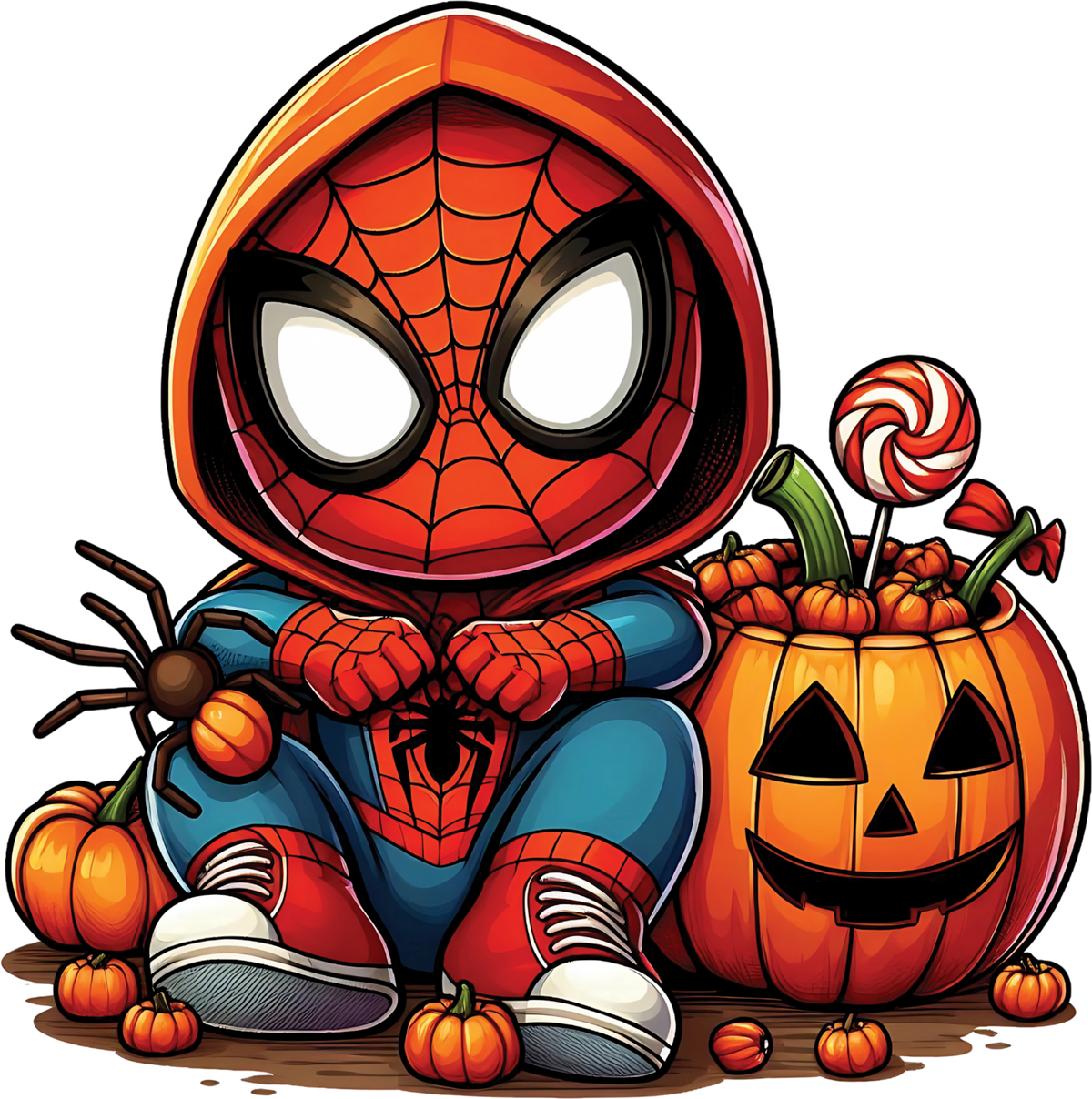 Spidey Pumpkin